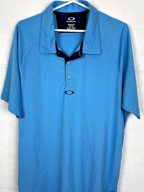 Oakley Regular Fit Polo Blue XL/TG